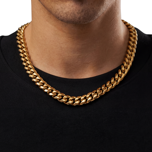 MIAMI CUBAN CHAIN 11MM | GOLD
