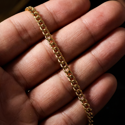 MIAMI CUBAN CHAIN 3MM | GOLD