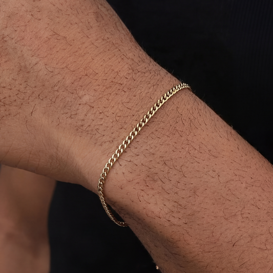 CUBAN BRACELET 3MM | GOLD