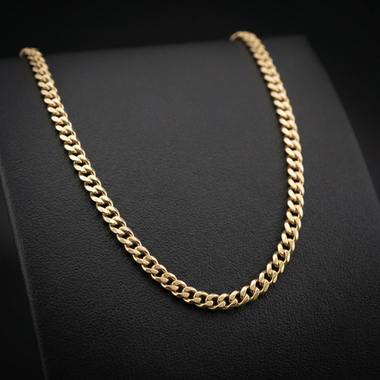 CUBAN CHAIN 5MM | GOLD