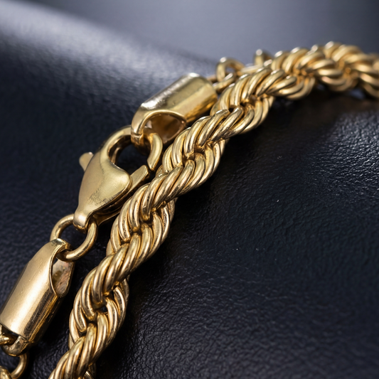 ROPE BRACELET 8MM | GOLD