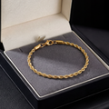 ROPE BRACELET 3MM | GOLD