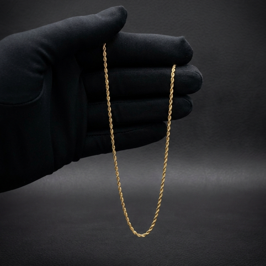 ROPE CHAIN 3MM | GOLD