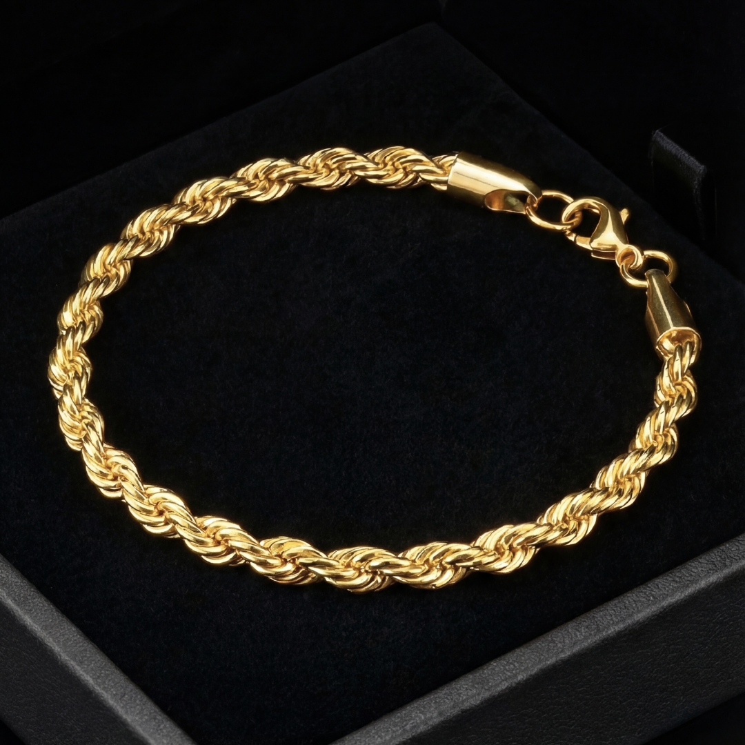 ROPE BRACELET 5MM | GOLD