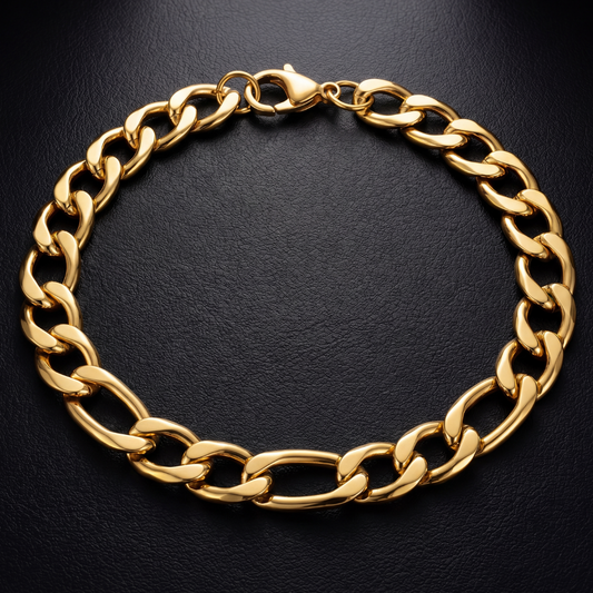 FIGARO BRACELET 8MM | GOLD