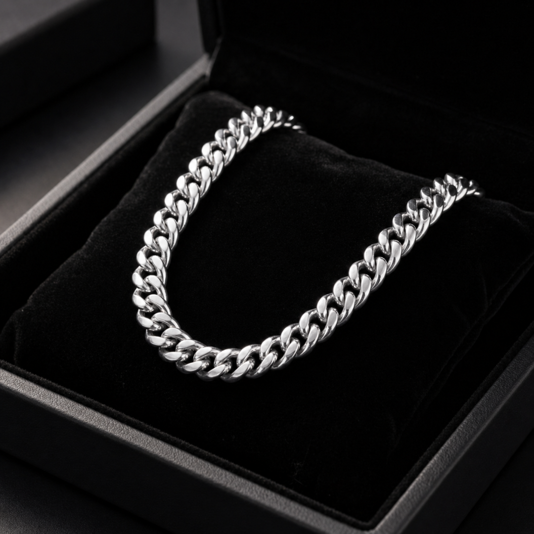 MIAMI CUBAN CHAIN 8MM | SILVER
