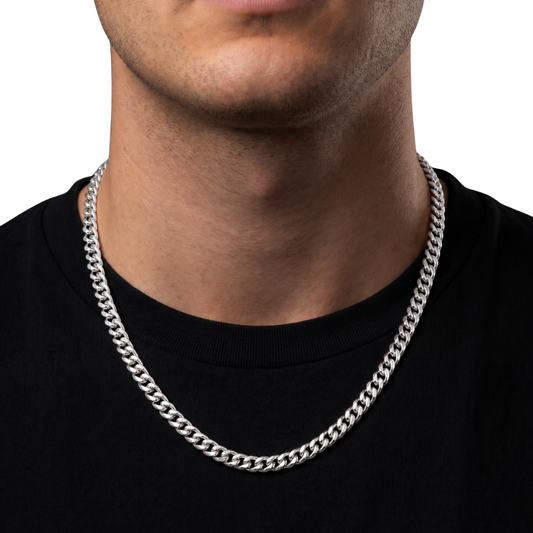 MIAMI CUBAN CHAIN 8MM | SILVER