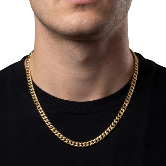 MIAMI CUBAN CHAIN 8MM | GOLD