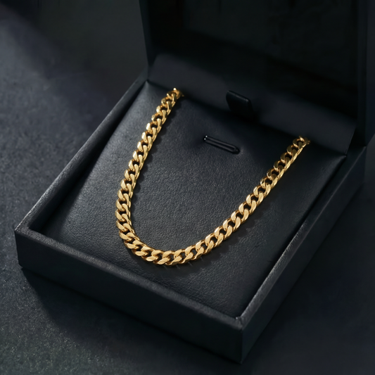 CUBAN CHAIN 8MM | GOLD