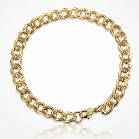CUBAN BRACELET 8MM | GOLD