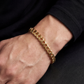 CUBAN BRACELET 8MM | GOLD