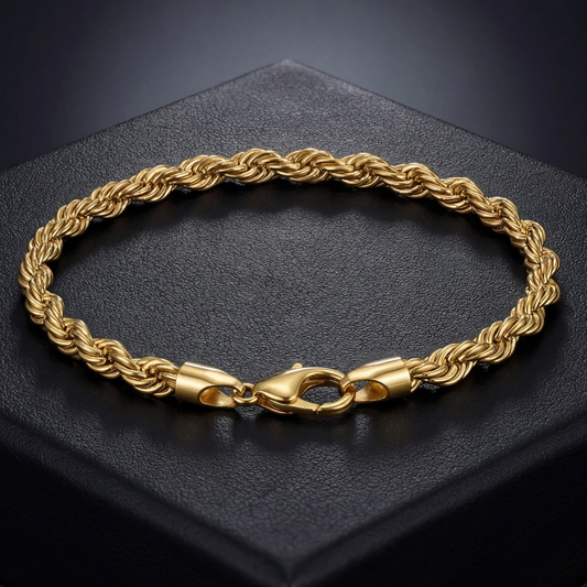 ROPE BRACELET 8MM | GOLD