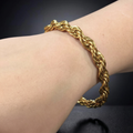 ROPE BRACELET 8MM | GOLD