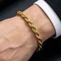 ROPE BRACELET 8MM | GOLD