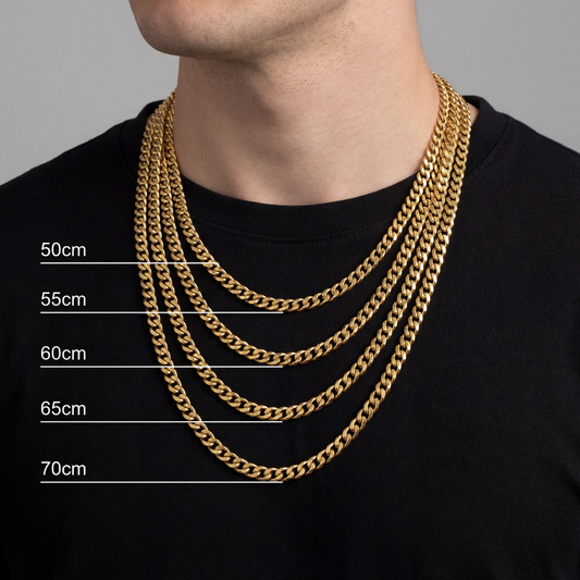 CUBAN CHAIN 8MM | GOLD