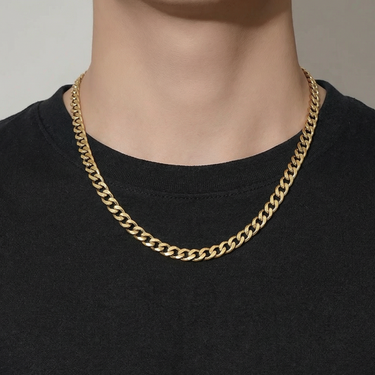 CUBAN CHAIN 8MM | GOLD