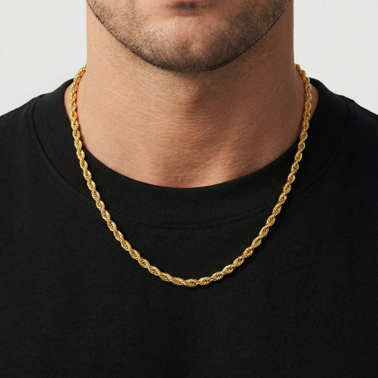 ROPE CHAIN 5MM | GOLD