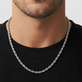 ROPE CHAIN 5MM | SILVER