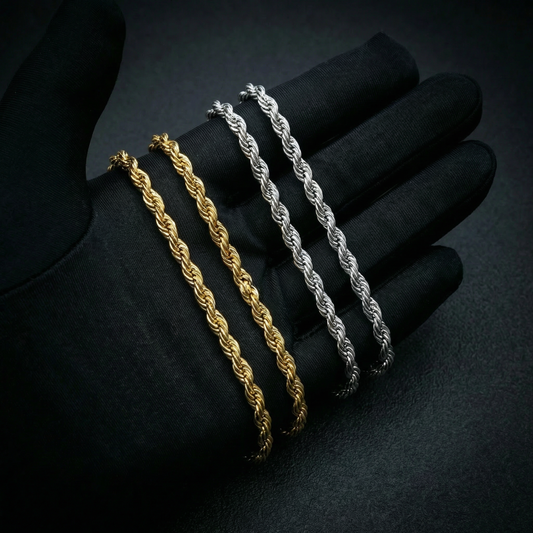 ROPE CHAIN 5MM | GOLD