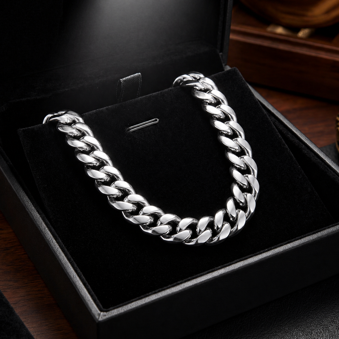 MIAMI CUBAN CHAIN 11MM | SILVER