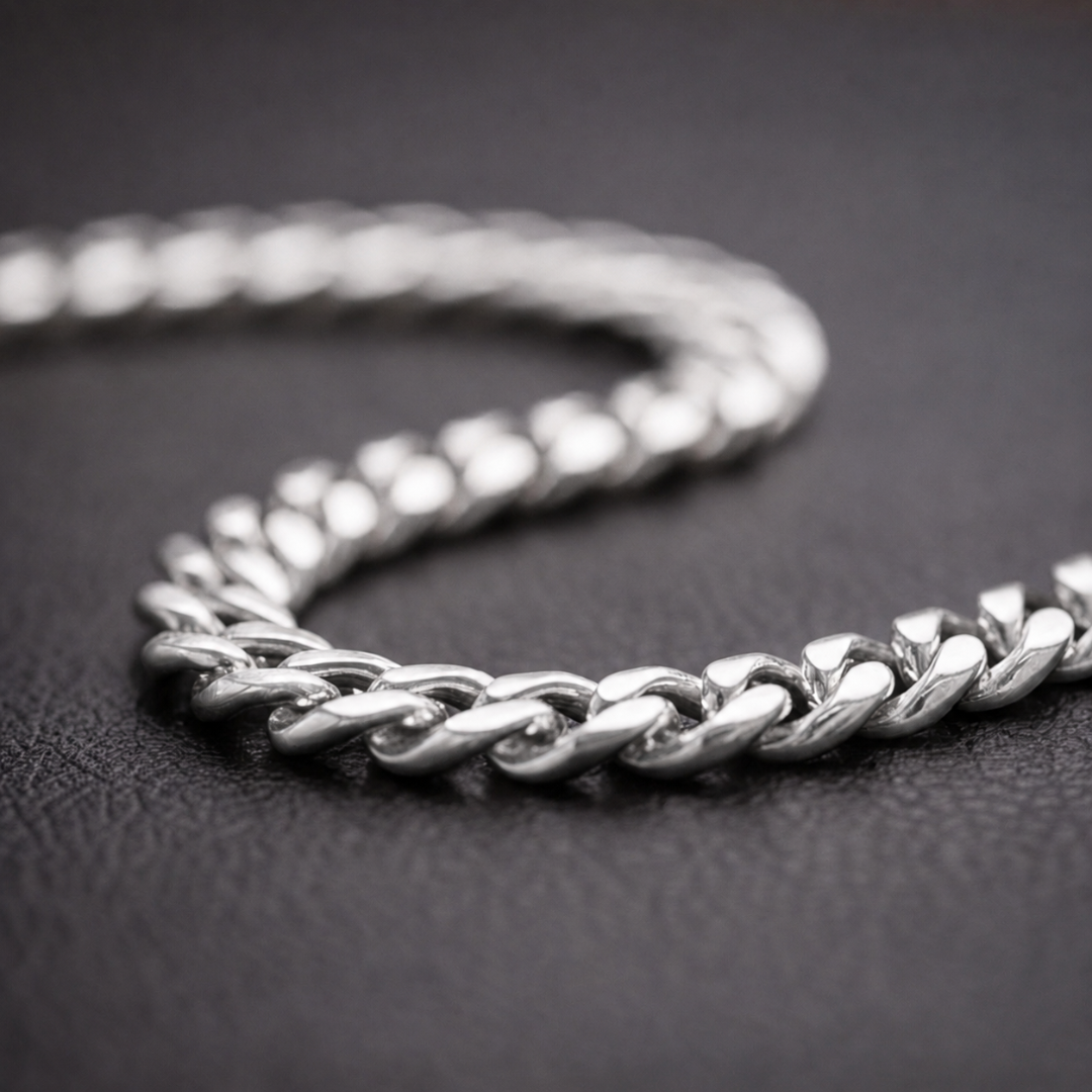 MIAMI CUBAN CHAIN 8MM | SILVER