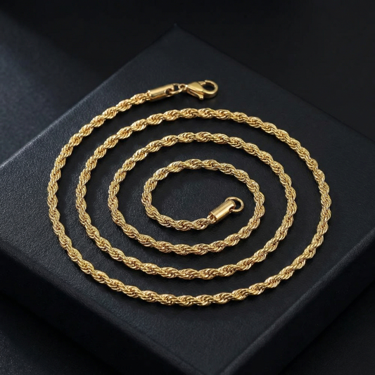 ROPE CHAIN 3MM | GOLD