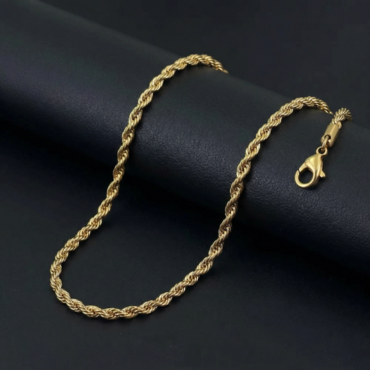 ROPE CHAIN 3MM | GOLD