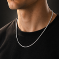 ROPE CHAIN 3MM | SILVER