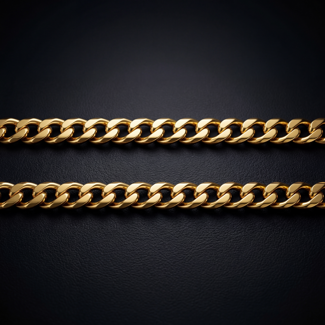 CUBAN CHAIN 8MM | GOLD