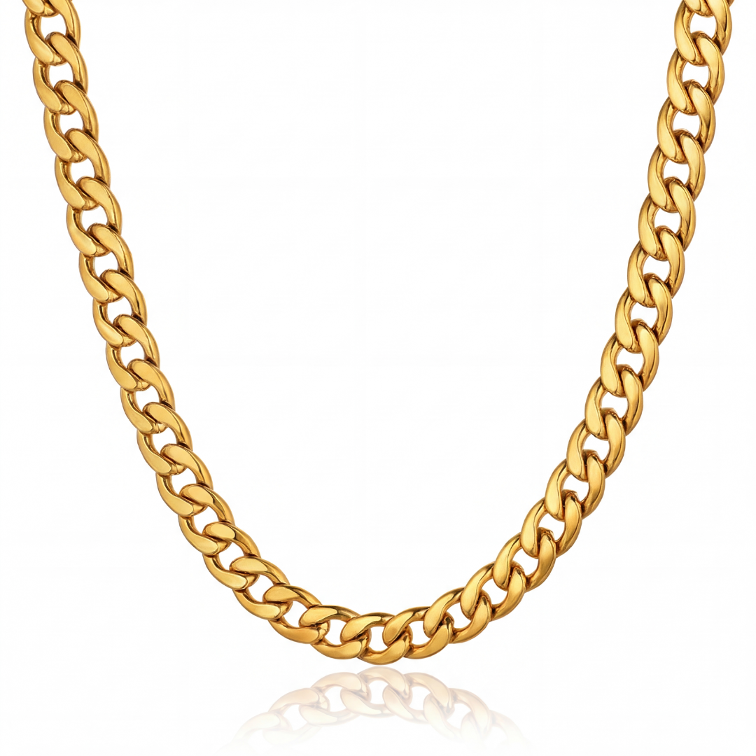 CUBAN CHAIN 8MM | GOLD