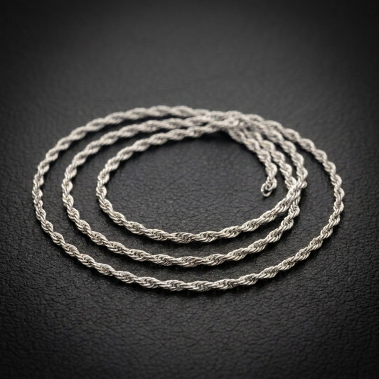 ROPE CHAIN 3MM | SILVER