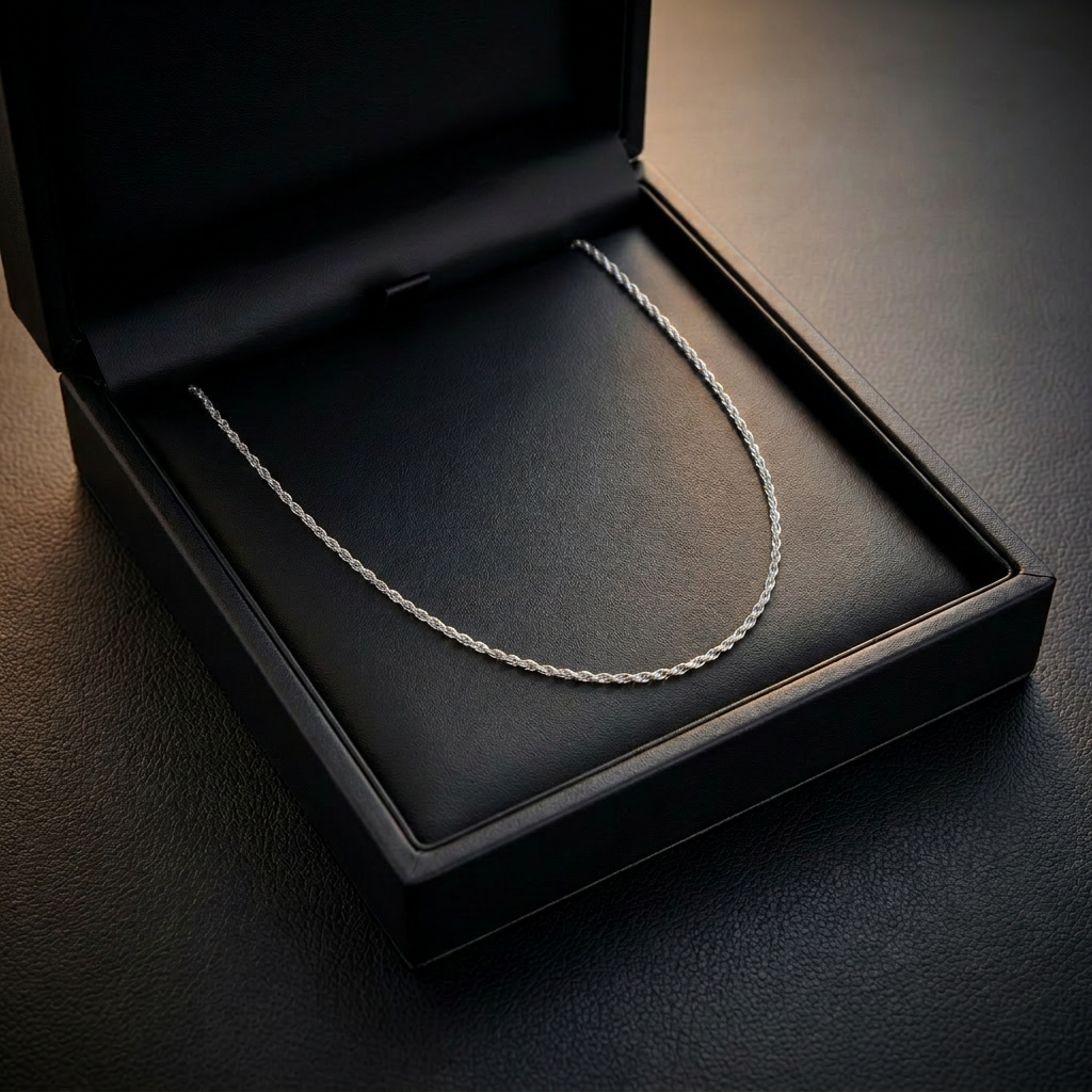 ROPE CHAIN 3MM | SILVER