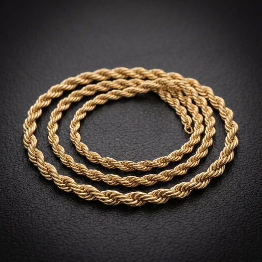 ROPE CHAIN 8MM | GOLD