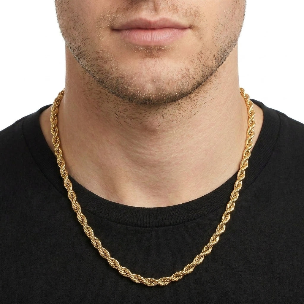 ROPE CHAIN 8MM | SILVER