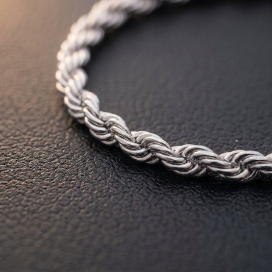 ROPE CHAIN 8MM | SILVER