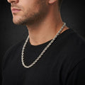 ROPE CHAIN 8MM | SILVER