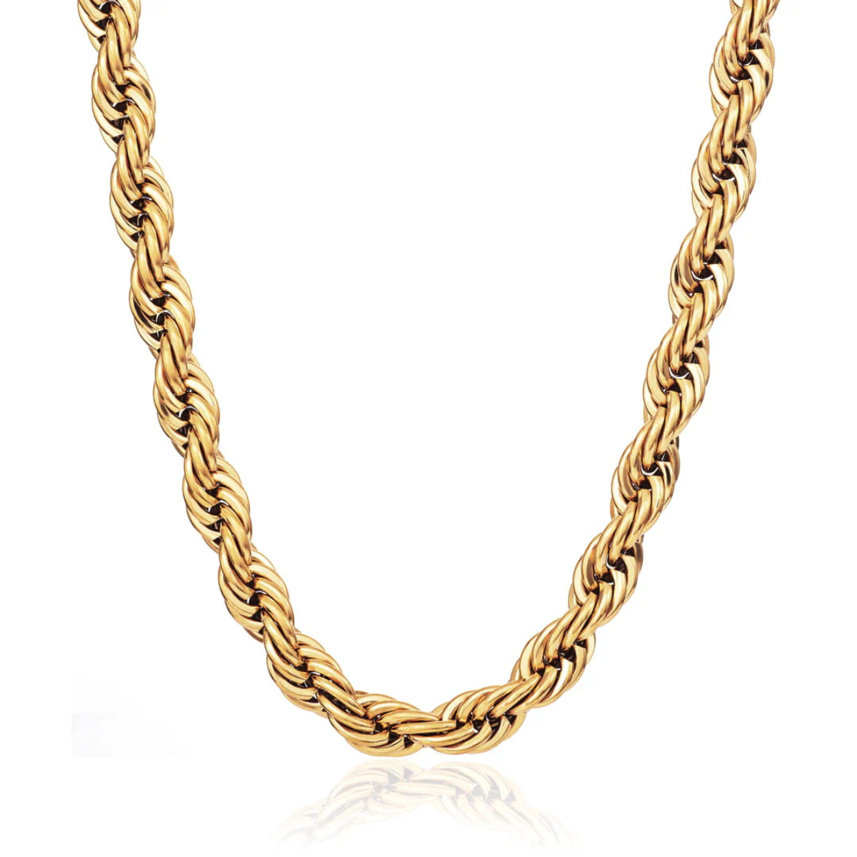 ROPE CHAIN 8MM | SILVER