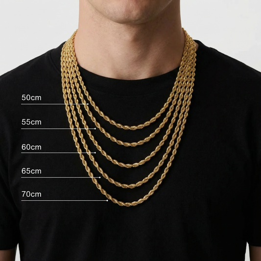 ROPE CHAIN 8MM | GOLD