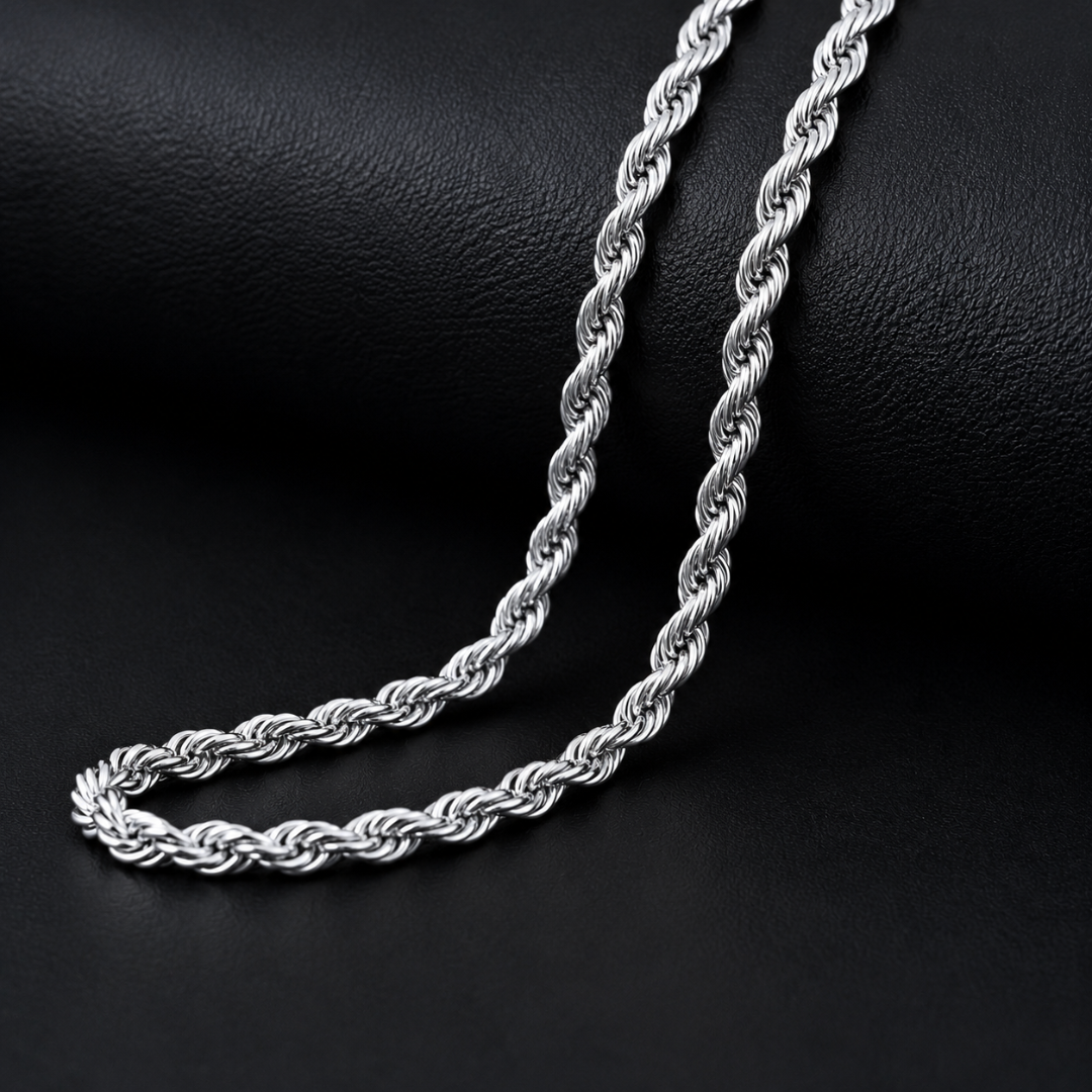 ROPE CHAIN 5MM | SILVER