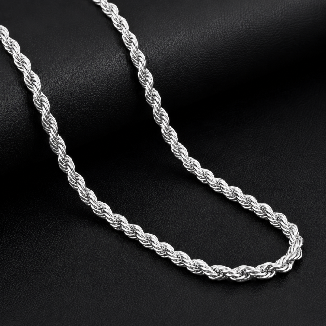 ROPE CHAIN 5MM | SILVER