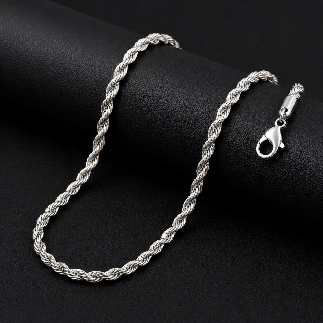 ROPE CHAIN 5MM | SILVER